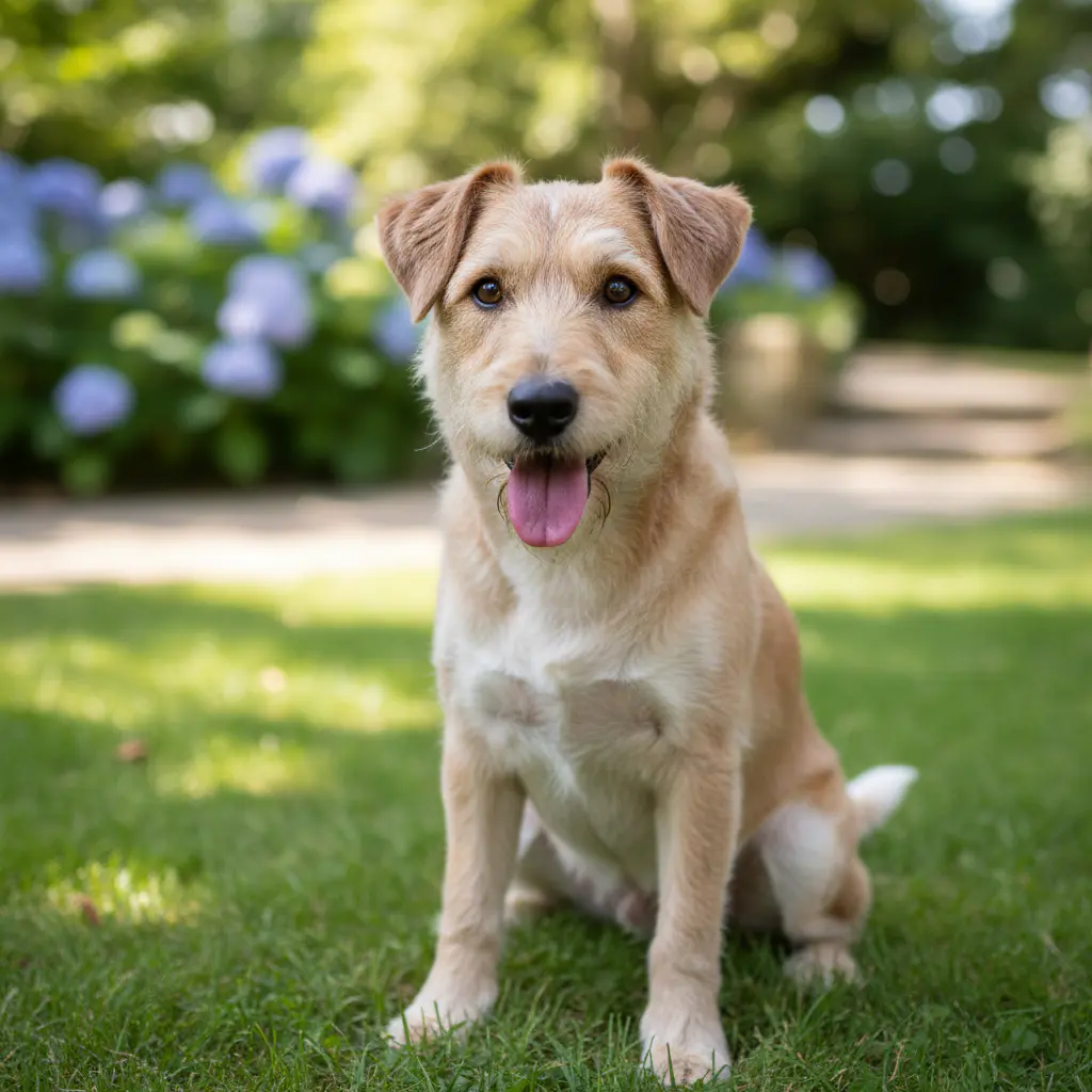 Terrier with a fresh summer cut